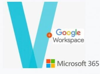 VOGSY werkt geïntegreerd met Google Workspace en met Microsoft365